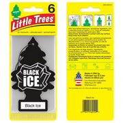 Air Fresheners Car Air Freshener. Hanging Tree Provides Long Lasting Scent for Auto or Home. Black Ice, 24 Air Fresheners