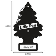 Air Fresheners Car Air Freshener. Hanging Tree Provides Long Lasting Scent for Auto or Home. Black Ice, 24 Air Fresheners