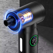 Powerful 7500mAh Wireless Portable Air Duster - 2-in-1 Vehicle Mounted Blower for Keyboard and Computer Cleaning