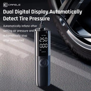 Portable 12V 150PSI Car Tire Air Pump - Electric Inflator for Cars, Motorcycles, and Bicycles with Extended Power Cord