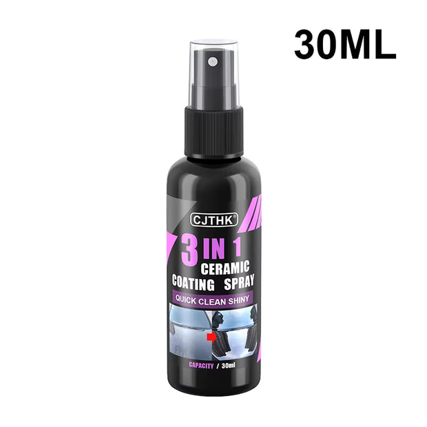 Ultimate Car Ceramic Nano Coating - Hydrophobic Crystal Polish for Superior Shine and Protection