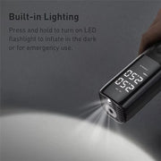 Portable 12V 150PSI Car Tire Air Pump - Electric Inflator for Cars, Motorcycles, and Bicycles with Extended Power Cord