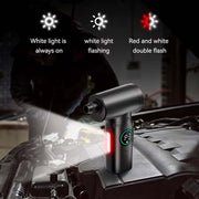 Powerful 7500mAh Wireless Portable Air Duster - 2-in-1 Vehicle Mounted Blower for Keyboard and Computer Cleaning