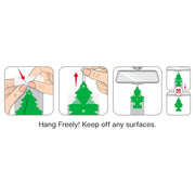 Air Fresheners Car Air Freshener. Hanging Tree Provides Long Lasting Scent for Auto or Home. Black Ice, 24 Air Fresheners